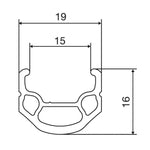 Mavic, Open Elite, Rim, 700c, ISO 622, 36H, Double wall, Pinned, Presta, Silver