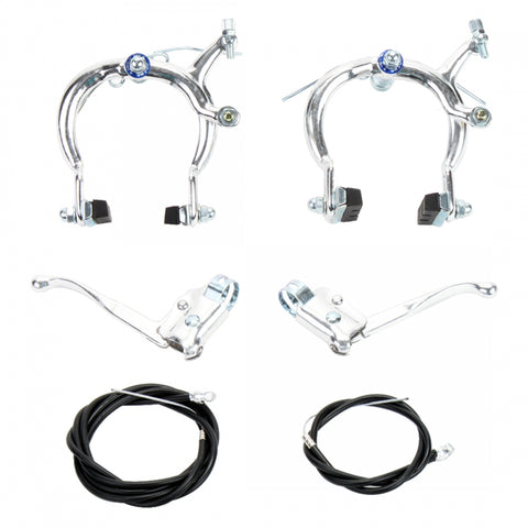 Brakeset Sunlt Aly 1020 F+R W/Lvrs Sl