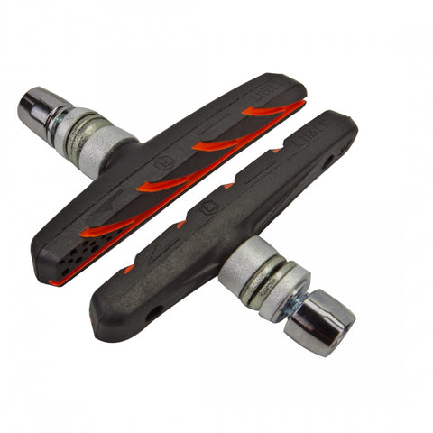 Brake Shoes Or8 Mtb 72Mm Bolt-On Bk/Rd