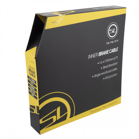 Cable Brake Sunlt 1.6X1700 Stl Rd Bxof100