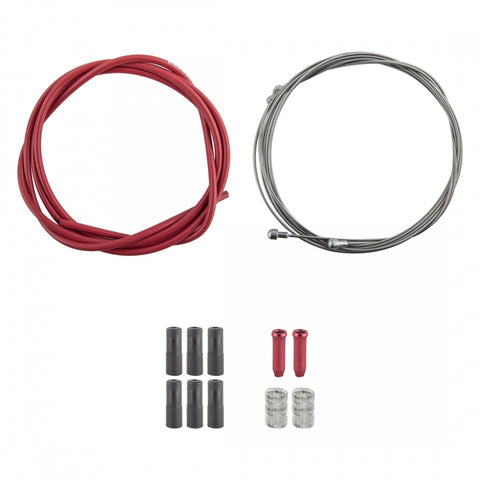 Cable Brake Clk Kit F+R Ss Spt Rd/Mt Red