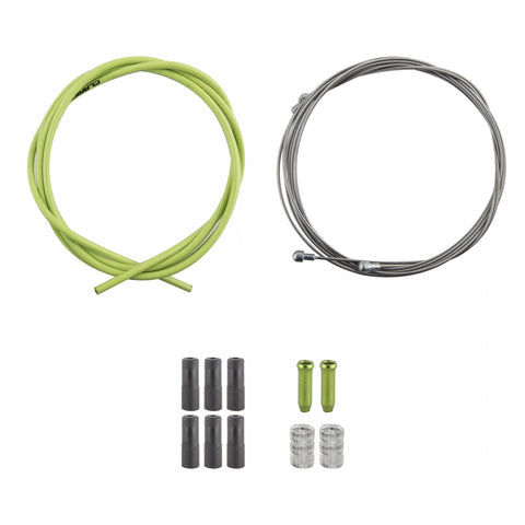 Cable Brake Clk Kit F+R Ss Spt Rd/Mt Grn