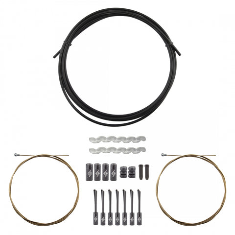 Cable Gear Or8 Kit Superslick Compressionless F+R Rd/Mt Bk