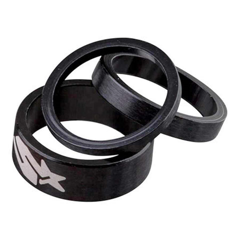 Spank, Spacer kit, 3/6/12mm, Black