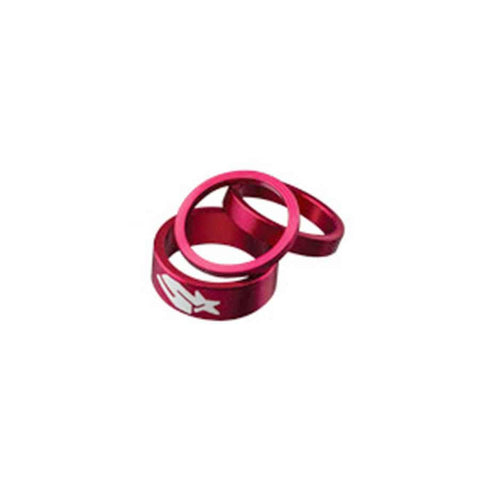 Spank, Spacer kit, 3/6/12mm, Red