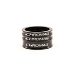 Chromag, Spacer Kit, Headset Spacer, 1-1/8'', Height: Set, Aluminum, Black, Kit