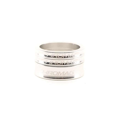 Chromag, Spacer Kit, Headset Spacer, 1-1/8'', Height: Set, Aluminum, Silver, Kit