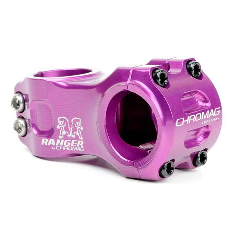 Chromag, Ranger V2, Stem, 1-1/8'', L: 40mm, 0°, Dia: 31.8mm, Purple