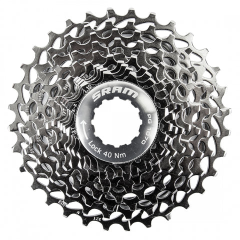 SRAM PG1070 Cassette 10 Speed 1232t Silver