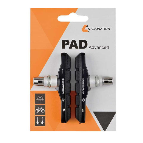 Ciclovation, Advanced Mountain, Brake pad, Cartridge type, Threaded, Black
