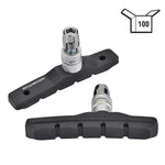 Ciclovation, Basic Mountain, Brake pad, Cartridge type, Threaded, Black, Box of 100 pairs
