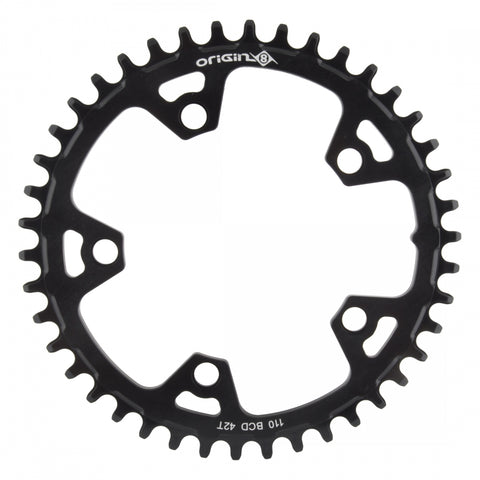 Chainring Or8 Holdfast 110Mm 42T 10/11S 5B Bk