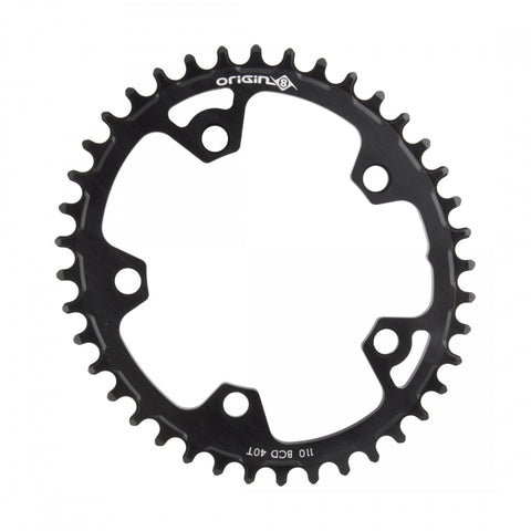 Chainring Or8 Holdfast Oval 110Mm 40T 10/11S 5B Bk