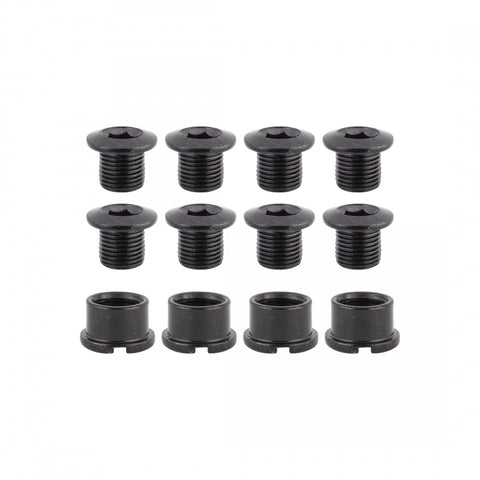 Chainring Bolt Set Or8 Thruster Mtb Double Stl Bk