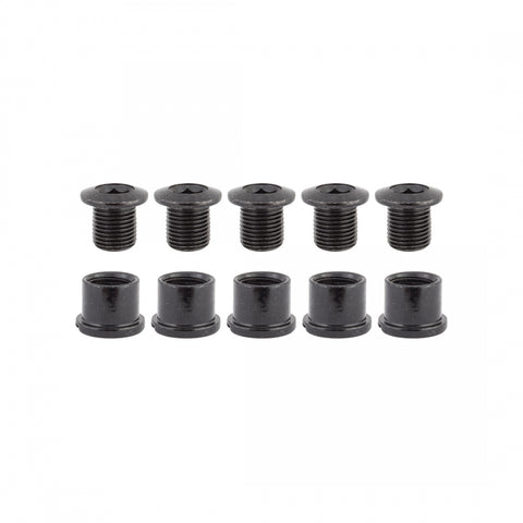 Chainring Bolt Set Or8 Thruster Road Double Stl Bk