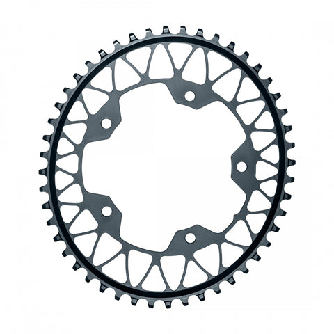 Chainring Absoluteblack Oval 110Mm 50T 5B Gravel 1X Gy