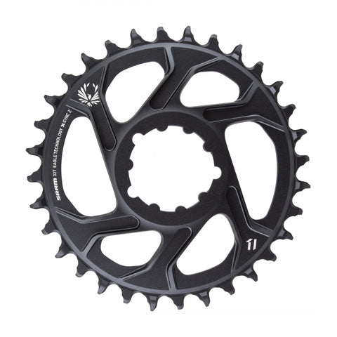 SRAM, X-SYNC 2 SL XX1 Eagle Lunar Grey 6mm, Chainring, Teeth: 32, Speed: 12, BCD: Direct Mount, Single, Alloy, Grey