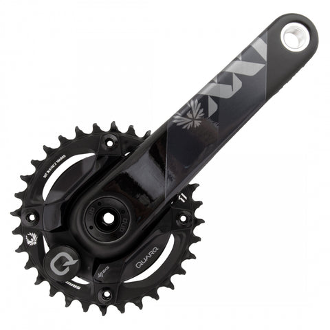 SRAM, XX1 Eagle DUB Power Meter, Power Meter Crankset, Speed: 11/12, Spindle: 28.99mm, BCD: 104, 32, DUB, 175mm, Black, Boost