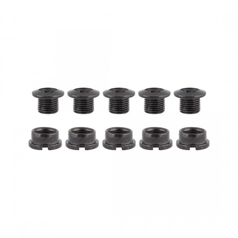 Chainring Bolt Set Or8 Single Aly Bk