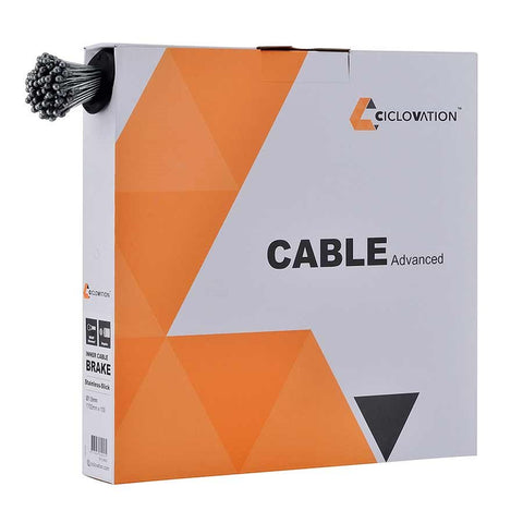 Ciclovation, Advanced ISS, Brake cable, 1.5mm, Stainless Steel, Slick, Road, Shimano, 1700mm, Box of 100