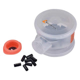 Ciclovation, Housing stop, Alloy, Black, 5mm, 50pcs