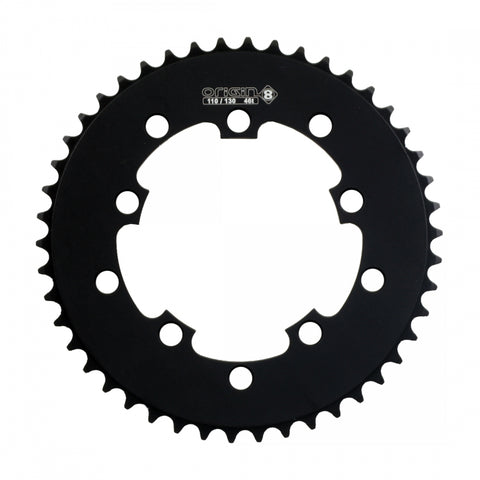 Chainring 10H Or8 46T 110/130 Blk 3/32