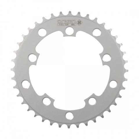 Chainring 10H Or8 40T 110/130 Sil 3/32