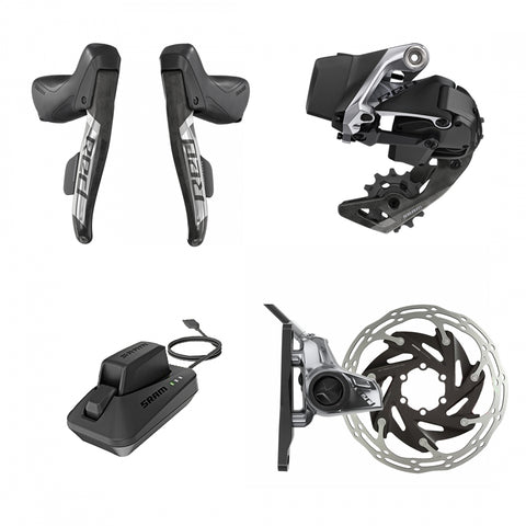 SRAM, Red eTap AXS HRD, Build Kit, 1x, Hydraulic Disc, Flat Mount 2 piece, Kit
