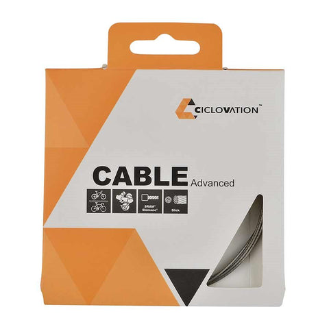 Ciclovation, Nano Slick, Shift cable, 1.1mm, Stainless Steel, Slick, 2100mm, Shimano, Box of 20