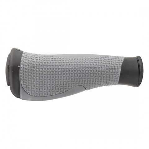 Grips Sunlt Bio Form Gy/Bk Locking-Plug