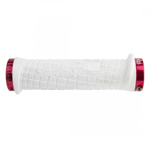 ODI Troy Lee Grips White LockOn