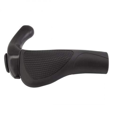Grips Sunlt Ergo Plus 135Mm Bk/Bk W/Aly Bar-Ends