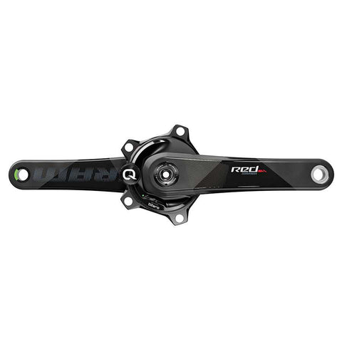 SRAM, Red DZero Quarq, Power Meter Crankset, Spindle: 30mm, BCD: 130, No Chainring, BB386Evo, 165mm, Black, Road