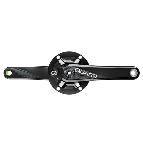 Quarq, DFour91, Power Meter Crankset, Spindle: 24/22mm, BCD: 110, GXP, 165mm, Black, Road