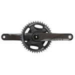 SRAM, Red 1 AXS Quarq, Power Meter Crankset, Speed: 12, Spindle: 28.99mm, BCD: Direct Mount, 44, DUB, 172.5mm, Black, Road