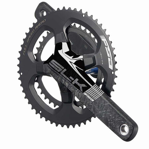 FSA, SL-K, Crankset, Speed: 11, Spindle: 30mm, BCD: 110, 36/52, 30mm, 172.5mm, Black, Road