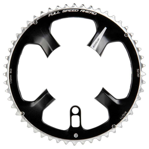 FSA, K-Force Super ABS Road, 52T Chainring, Alloy, Black, Shimano 10/11p., BCD: 110mm, For FSA ABS cranksets only