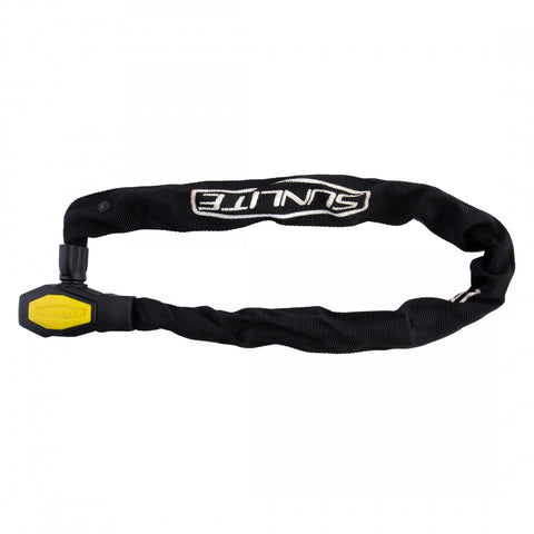 Lock Sunlt Dfndr D3 Chain 6Mmx2.5F Key Bk