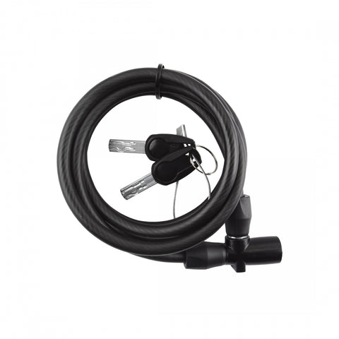Lock Sunlt Quick-Lock Cbl 8Mmx5F Key Coil Bk