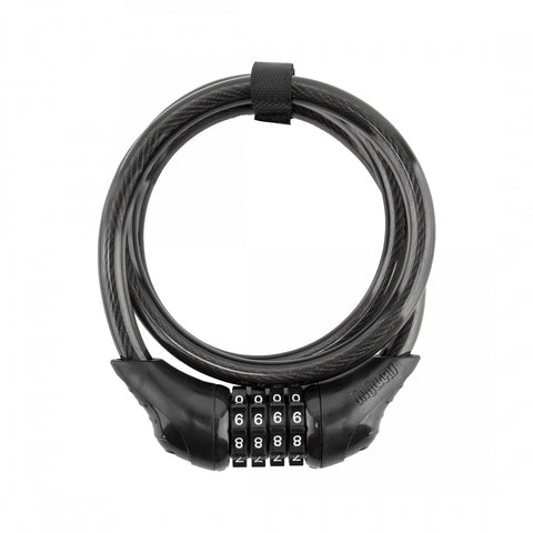 Lock Og Cbl 8169 Neon Combo Straight 4Fx12Mm Bk