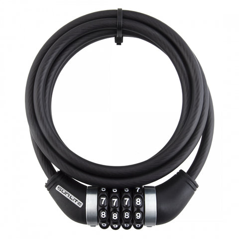 Lock Sunlt Cbl 8Mmx6F Com Coil *Bulk* No-Bracket Bk