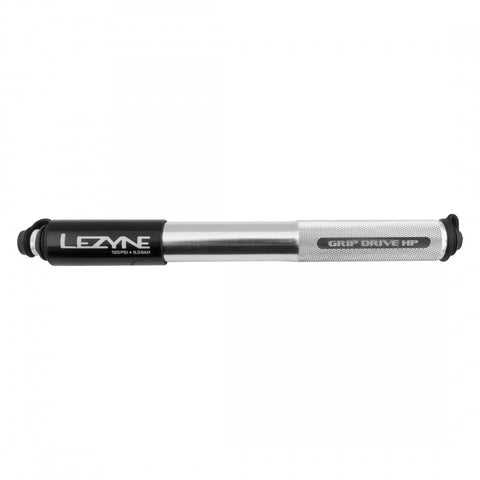 Lezyne, Grip Drive HP, Pump, ABS Flip Chuck, 120PSI, Silver