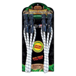 Bungee Cord Monkey Fingers Dura Plastic 6-60In Adjustable Double Pack Bk