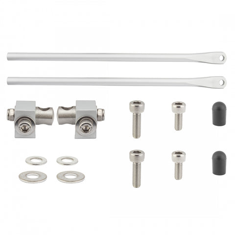Bike Rack Rr Tubus Mounting Set 240Mm W/Clamps & Hdwr Sl