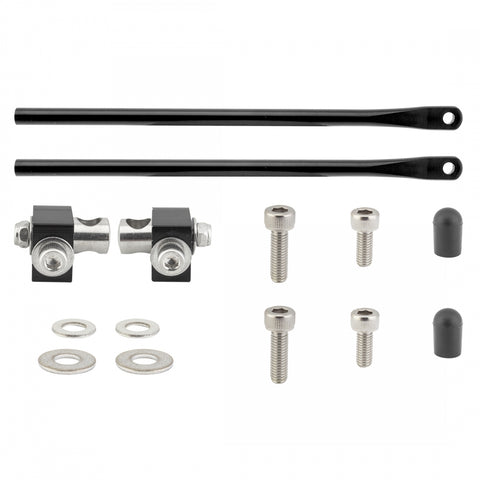 Bike Rack Rr Tubus Mounting Set 350Mm W/Clamps & Hdwr Bk