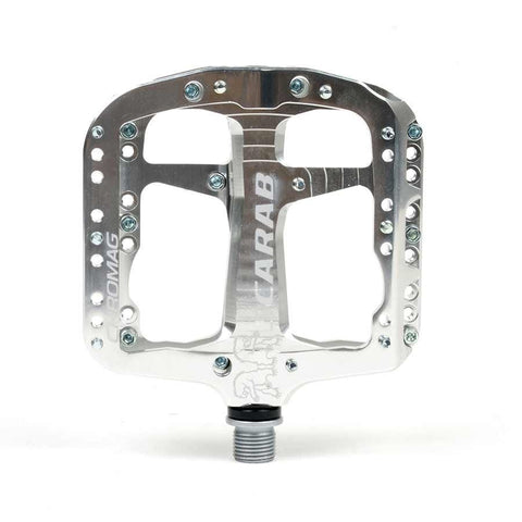 Chromag, Scarab, Platform pedals, Bushing and sealed bearings, Aluminium body, Silver