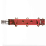 Eclypse, RALB, Platform Pedals, Body: Alloy, Spindle: Cr-Mo, 9/16'', Red, Pair