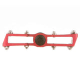 Eclypse, RALB, Platform Pedals, Body: Alloy, Spindle: Cr-Mo, 9/16'', Red, Pair