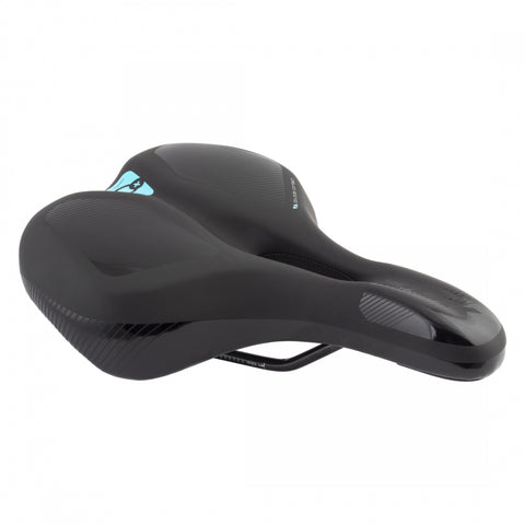 Saddle C9 Kush Plus Airflow Wide Memory Foam Bk