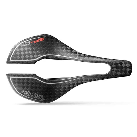 Selle Italia, SP-01 Boost Tekno Superflow L, Saddle, 245 x 140mm, 110g, Carbon